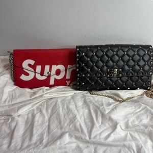 Set of two designer inspired purses